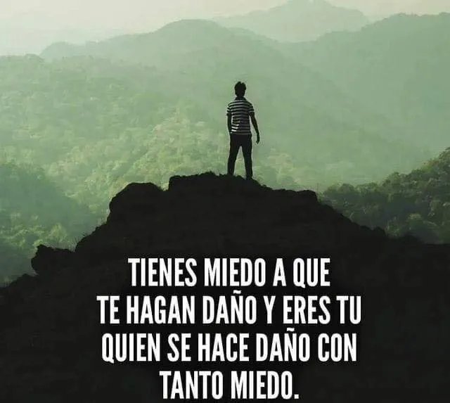 Tienes miedo a que te hagan daño.