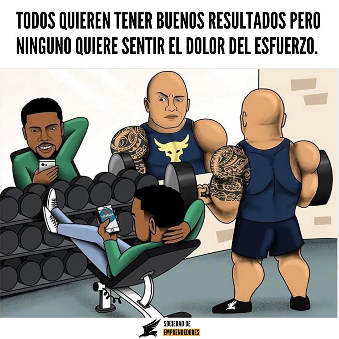 Todos quieren tener buenos resultados.