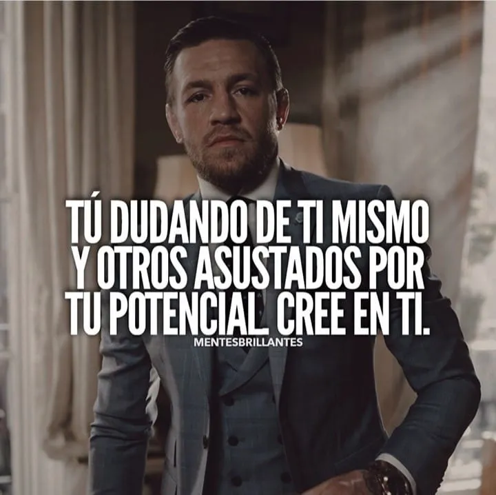 Tú dudando de ti mismo.