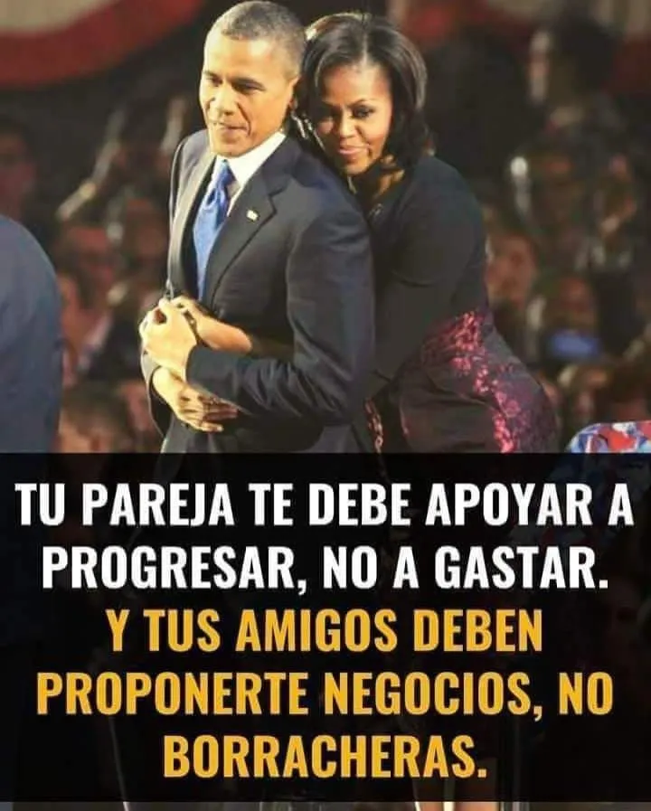 Una pareja debe apoyarse mutuamente para progresar.