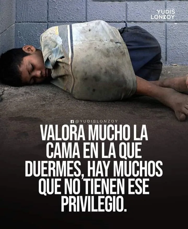 Aprecia la cama en la que duermes.