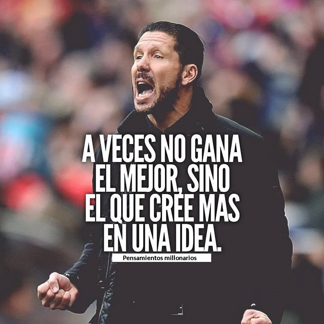 A veces no gana el mejor, sino el que cree más en una idea.