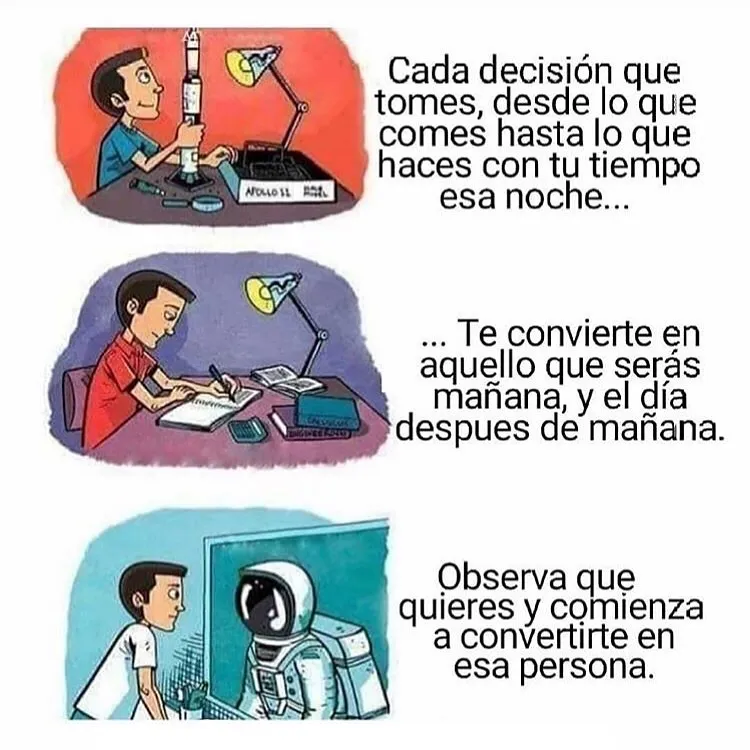 Cada decisión que tomes, desde lo que comes. . .