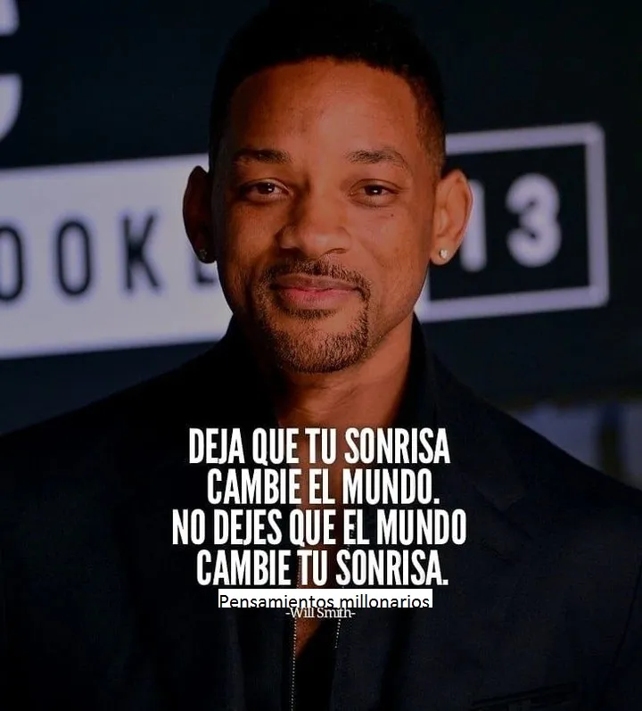 Deja que tu sonrisa cambie el mundo.