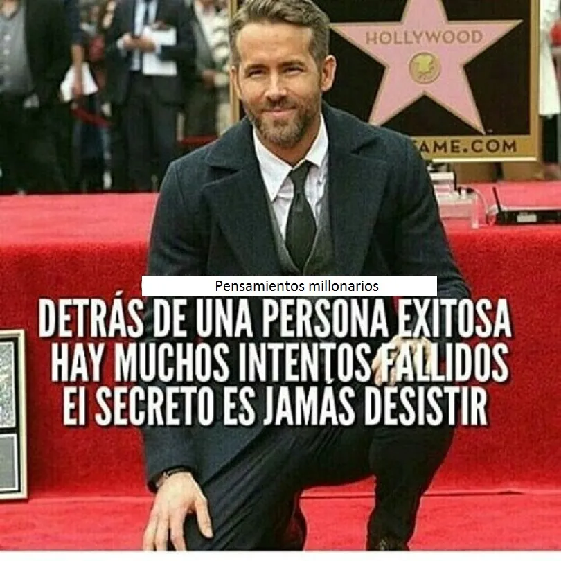 Detrás de una persona exitosa hay muchos intentos fallidos.