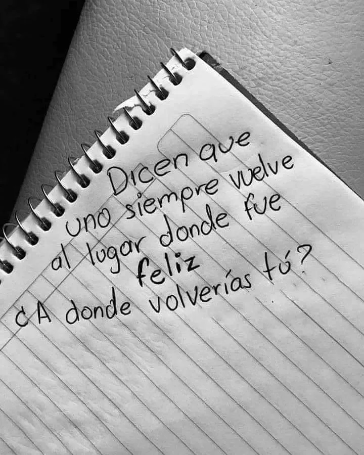 Dicen que uno siempre vuelve al lugar donde fue feliz.