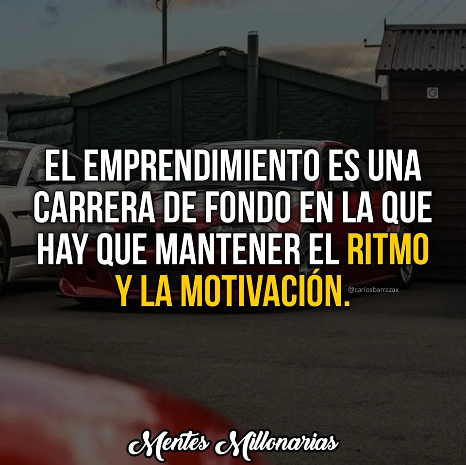 El emprendimiento es una carrera de fondo.