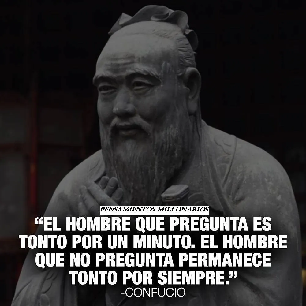 El hombre que pregunta es tonto por un minuto.