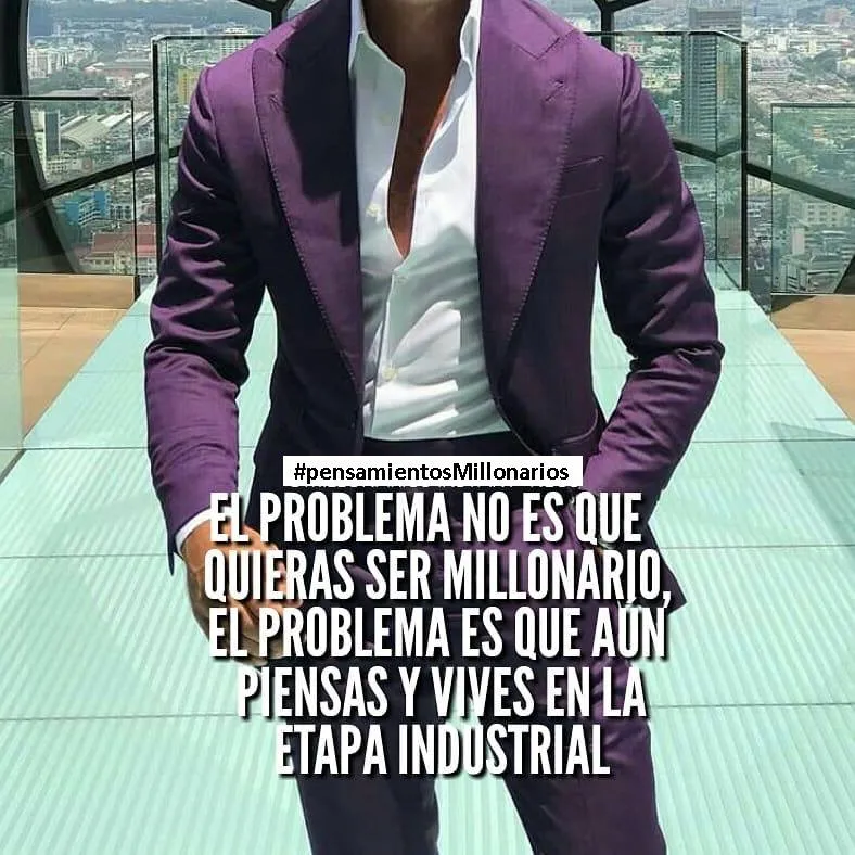 El problema no es que quieras ser millonario.
