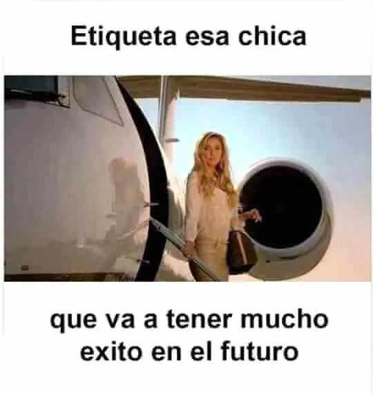 Etiqueta a esa chica que va a tener mucho éxito en el futuro.
