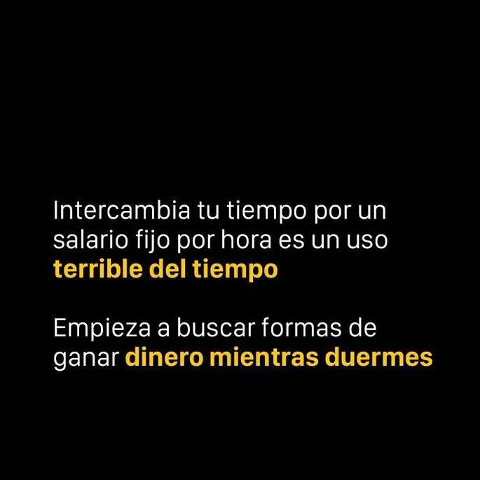 El intercambio de tiempo por salario fijo por hora es un uso terrible del tiempo.