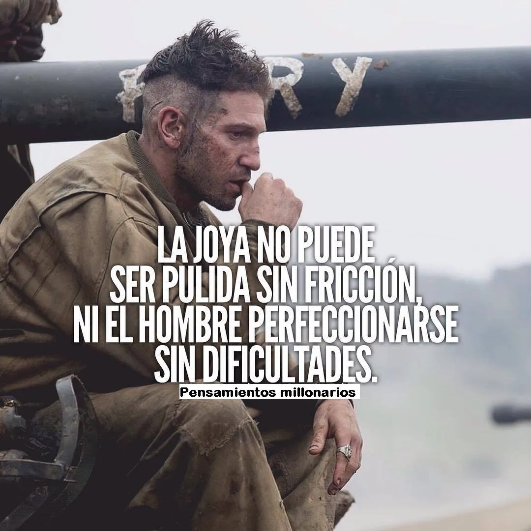 La joya no puede ser pulida sin fricción.
