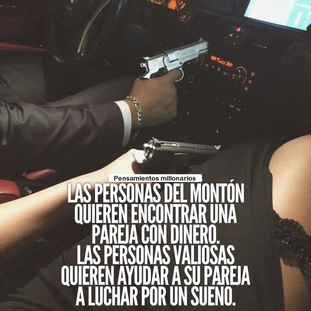Las personas del montón quieren encontrar una pareja con dinero.
