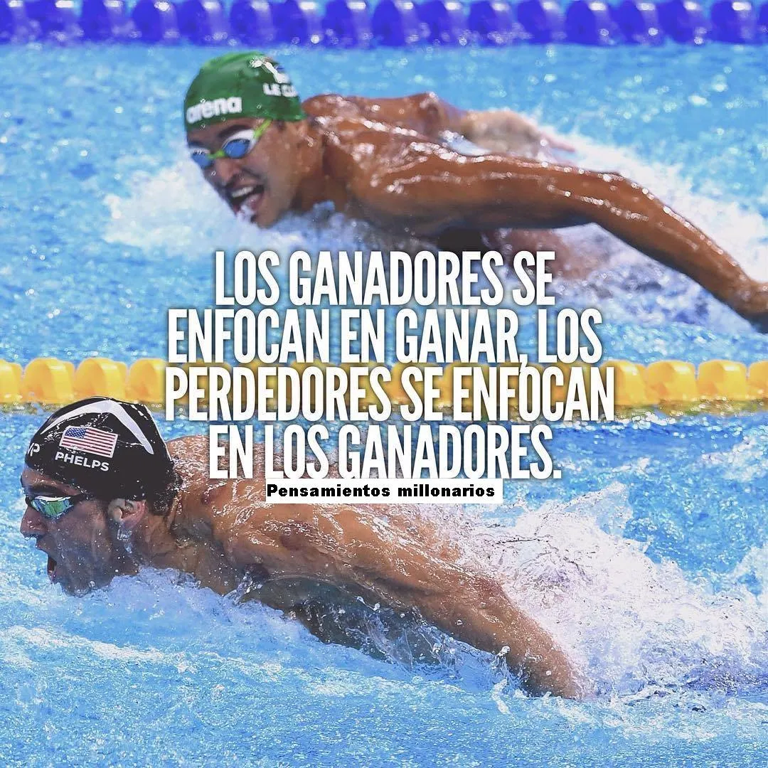 Los ganadores se enfocan en ganar.