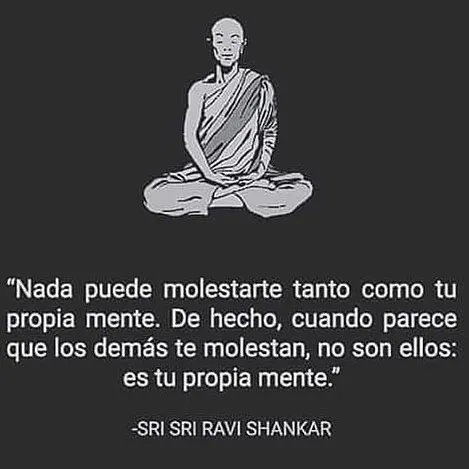 Nada puede molestarte tanto.