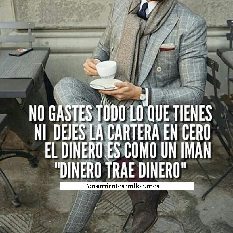No gastes todo lo que tienes.