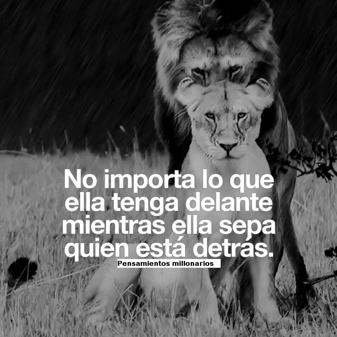 No importa lo que ella tenga delante. . .
