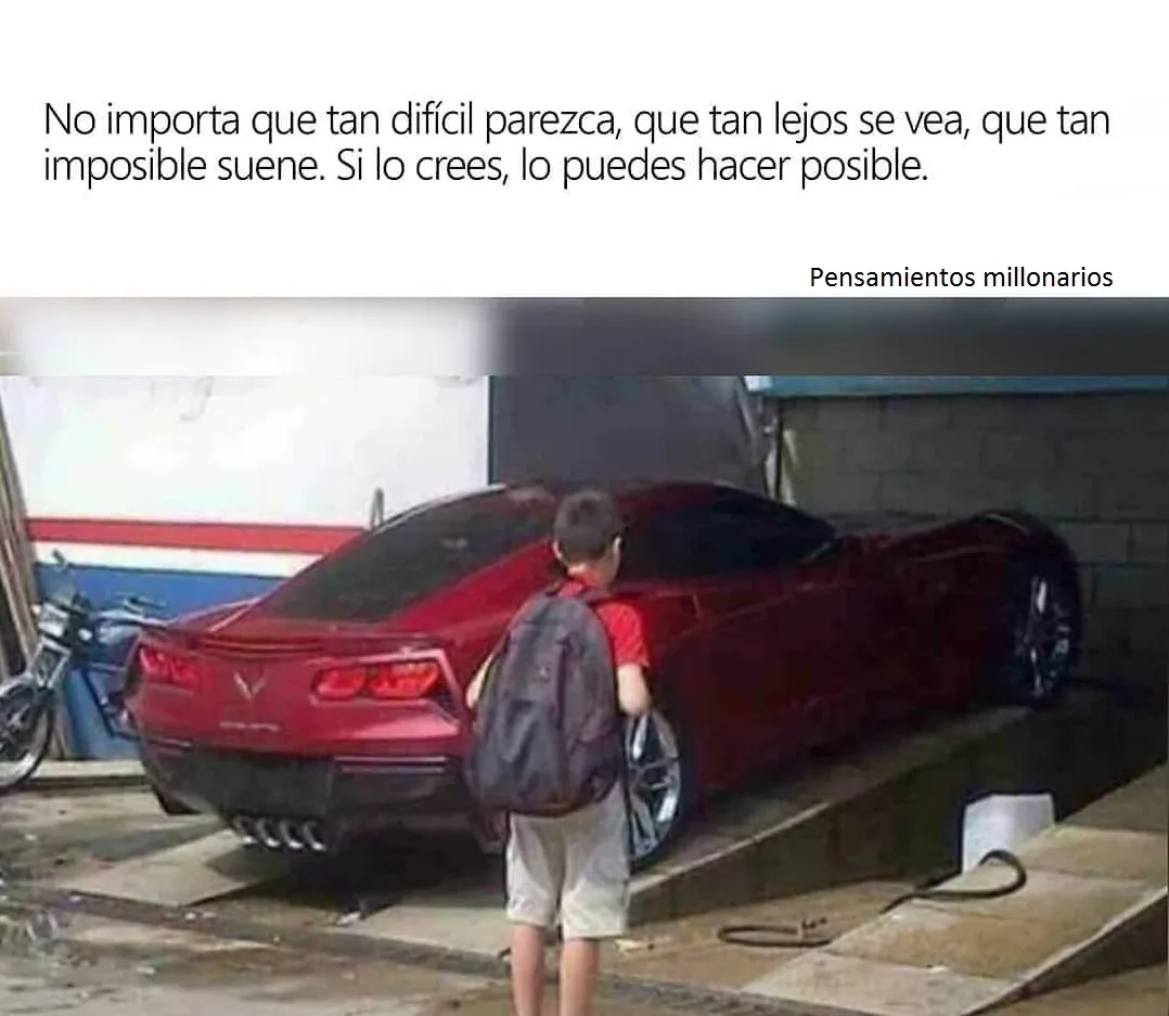 No importa que tan difícil parezca, que tan lejos se vea, que tan imposible suene.