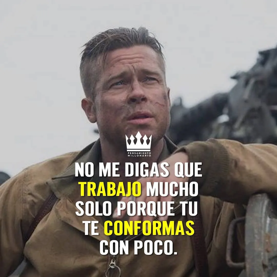 No me digas que trabajo mucho.
