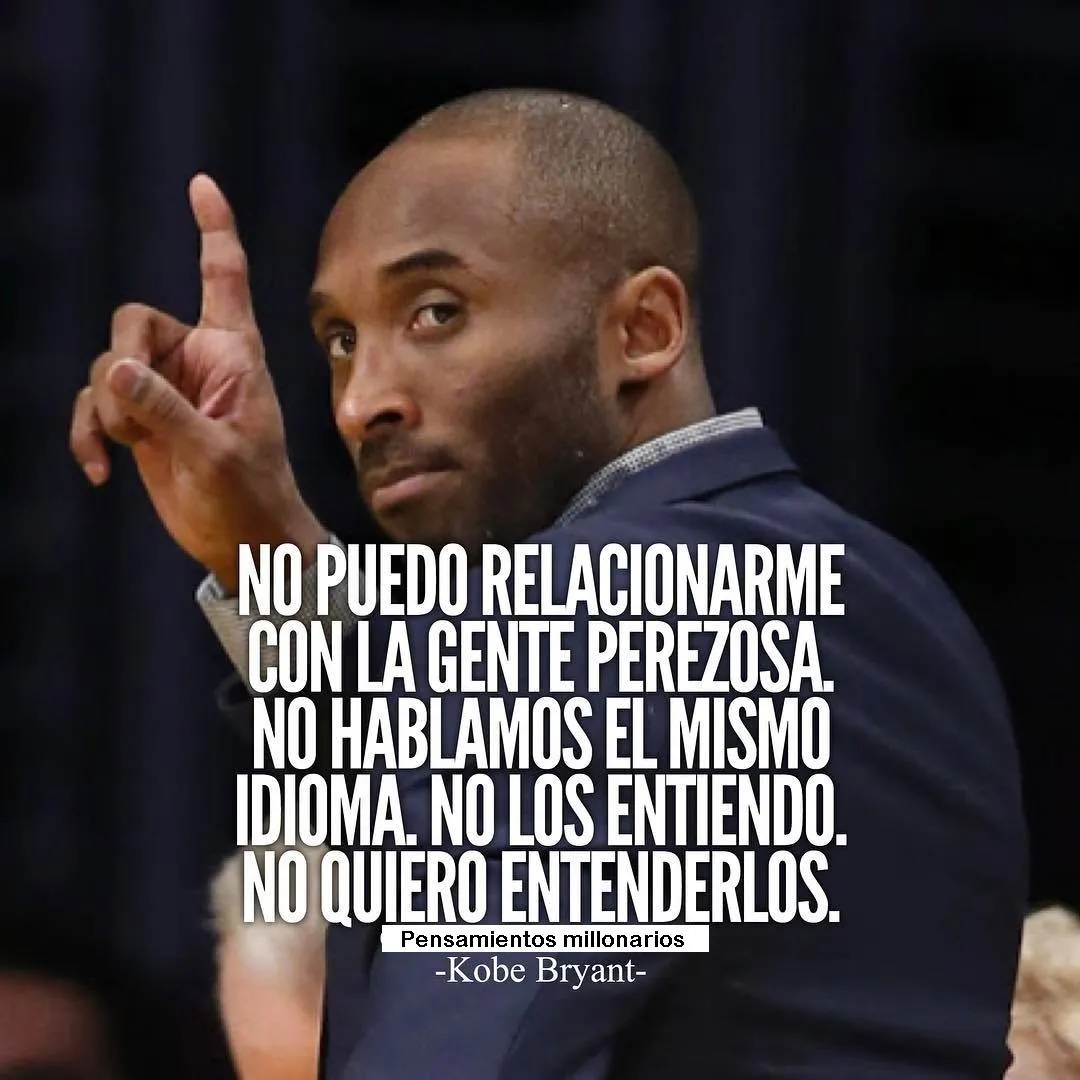 No puedo relacionarme con la gente perezosa.