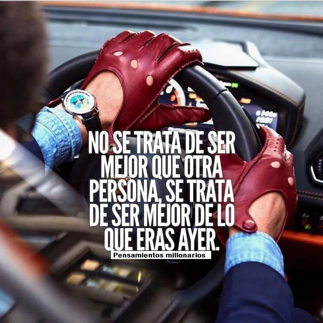 No se trata de ser mejor que otra persona.