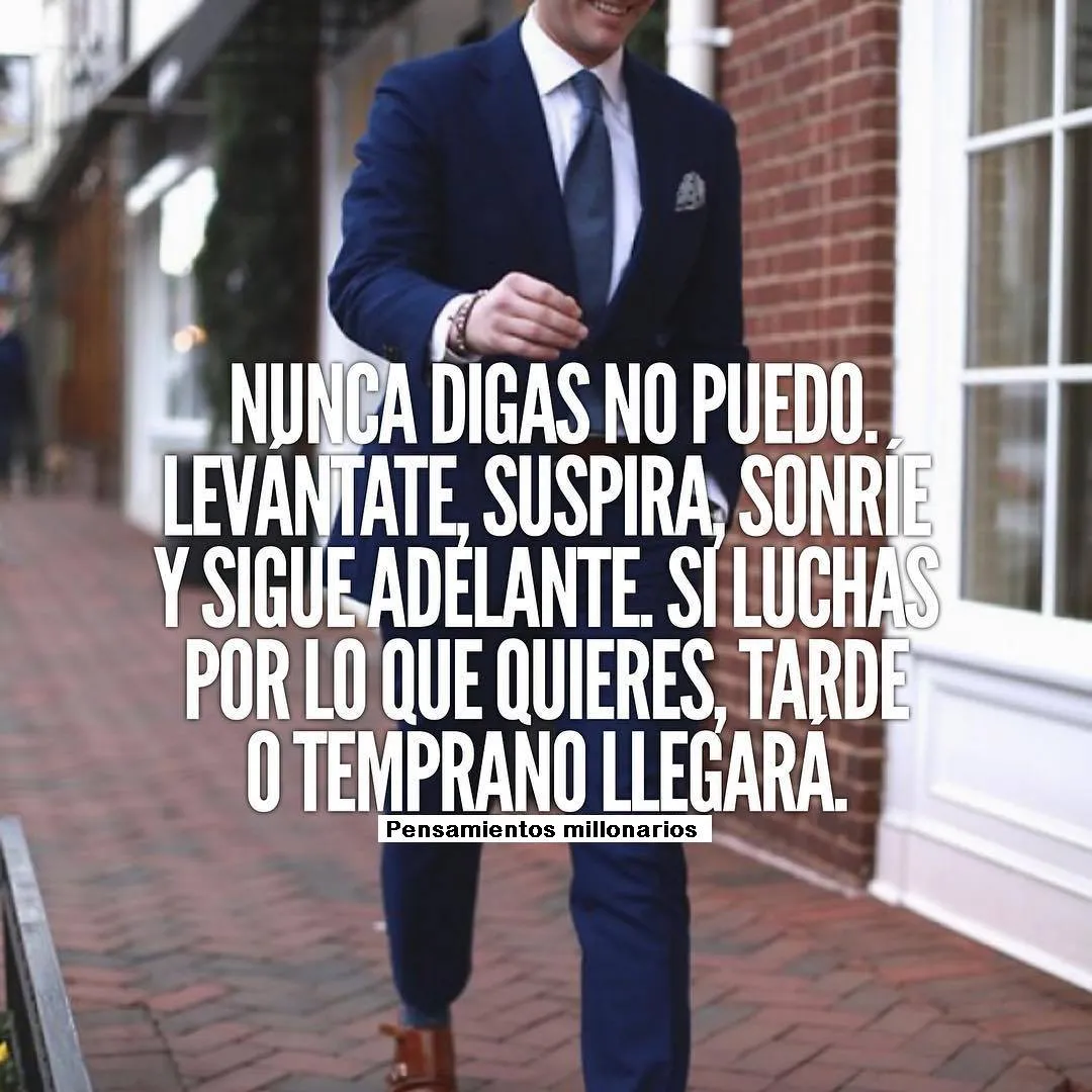 Nunca digas no puedo.