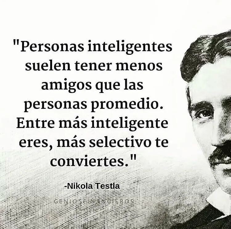 Las personas inteligentes suelen tener menos amigos que las personas promedio.