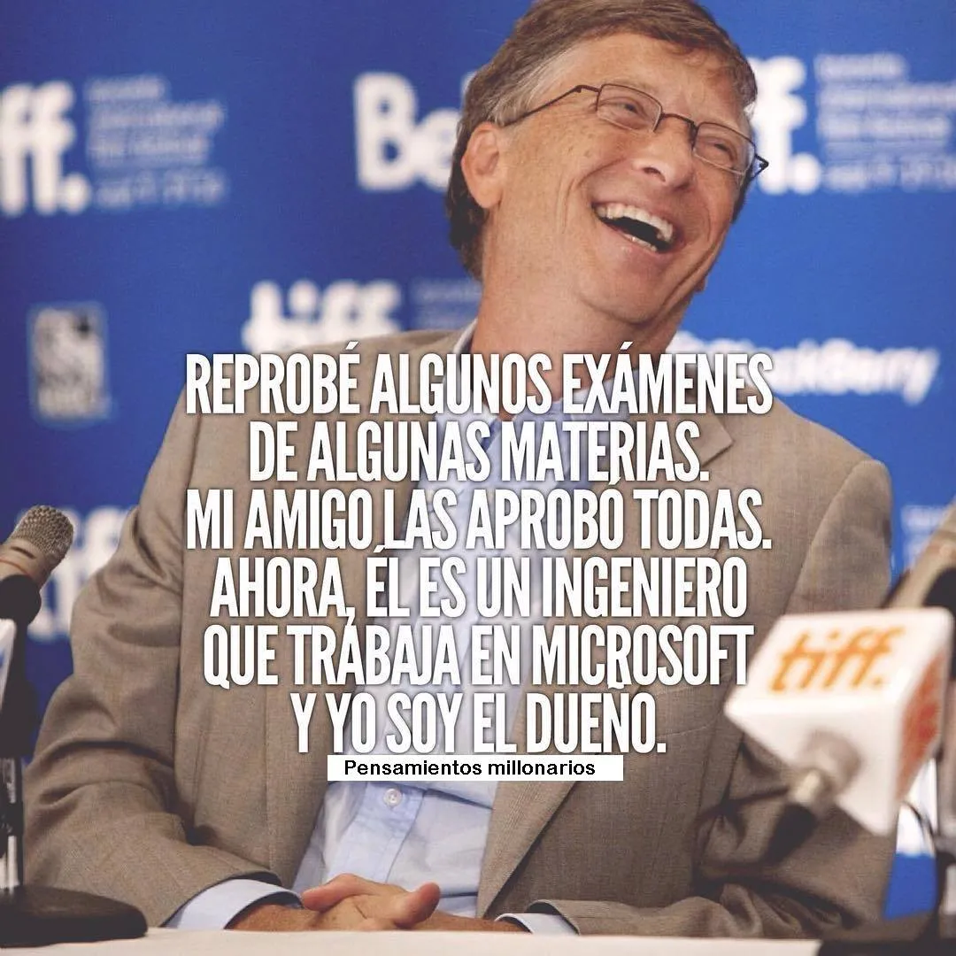 Reprobé algunos exámenes de algunas materias.