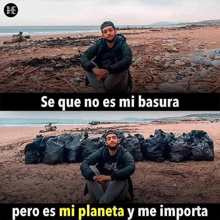 Sé que no es mi basura.