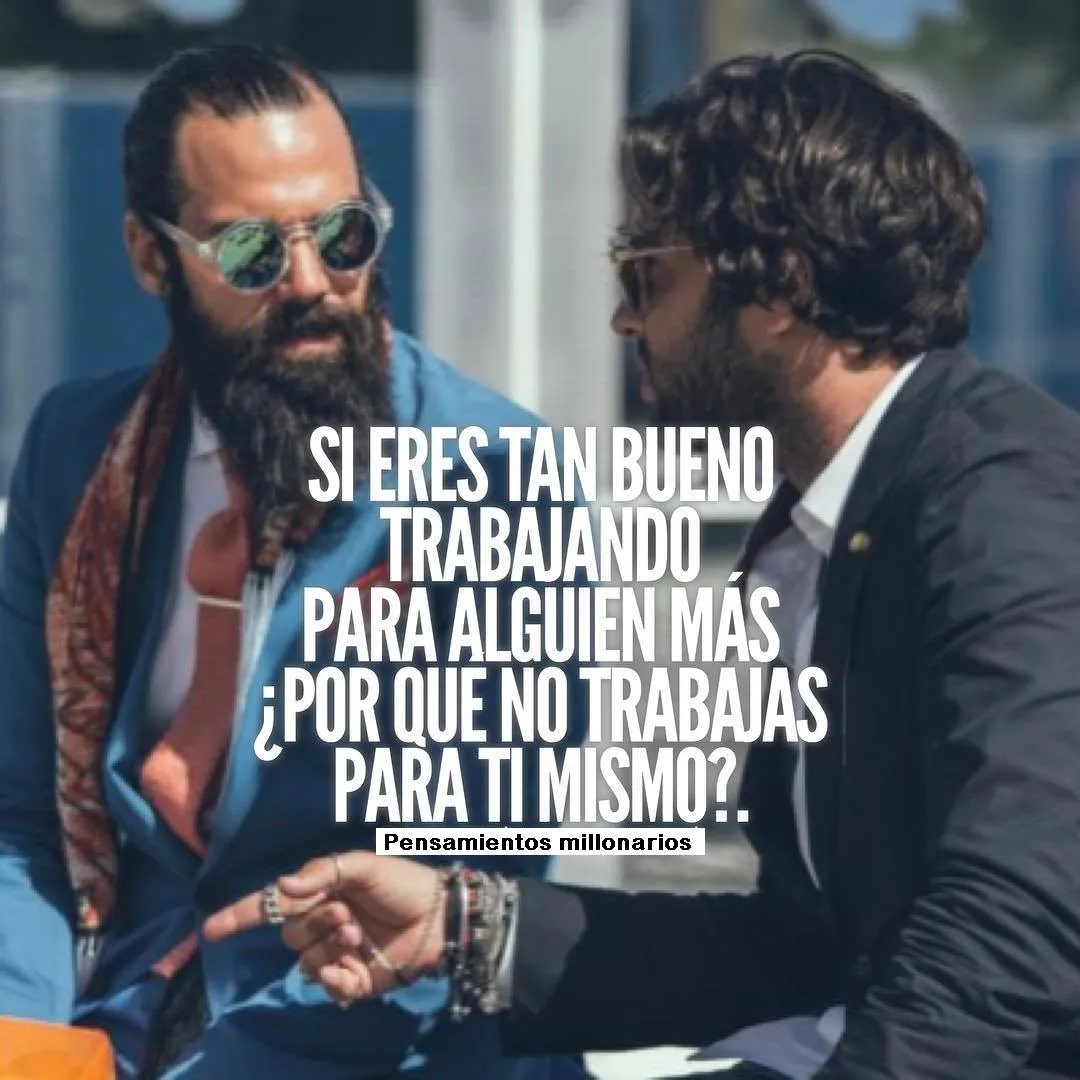 Por qué no trabajas para ti mismo