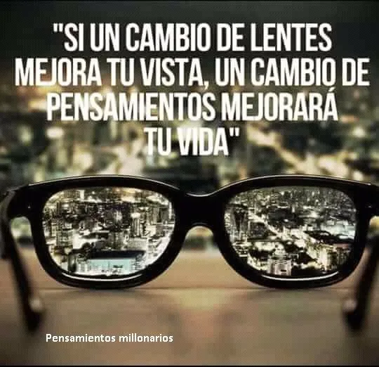 Si un cambio de lentes mejora tu vista. . .