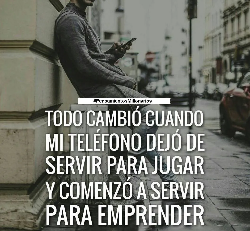 La primera oración es todo cambió cuando mi teléfono dejó de servir para jugar.