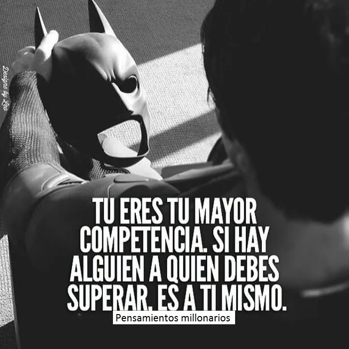 Tú eres tu mayor competencia.