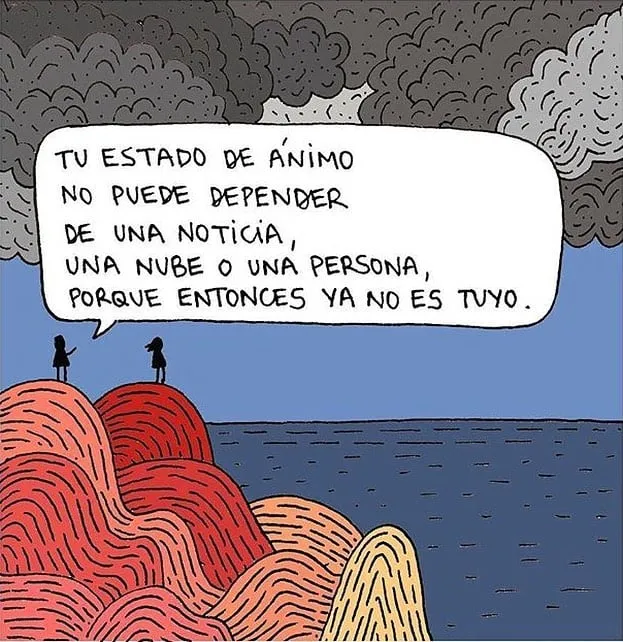 Tu estado de ánimo depende de ti.