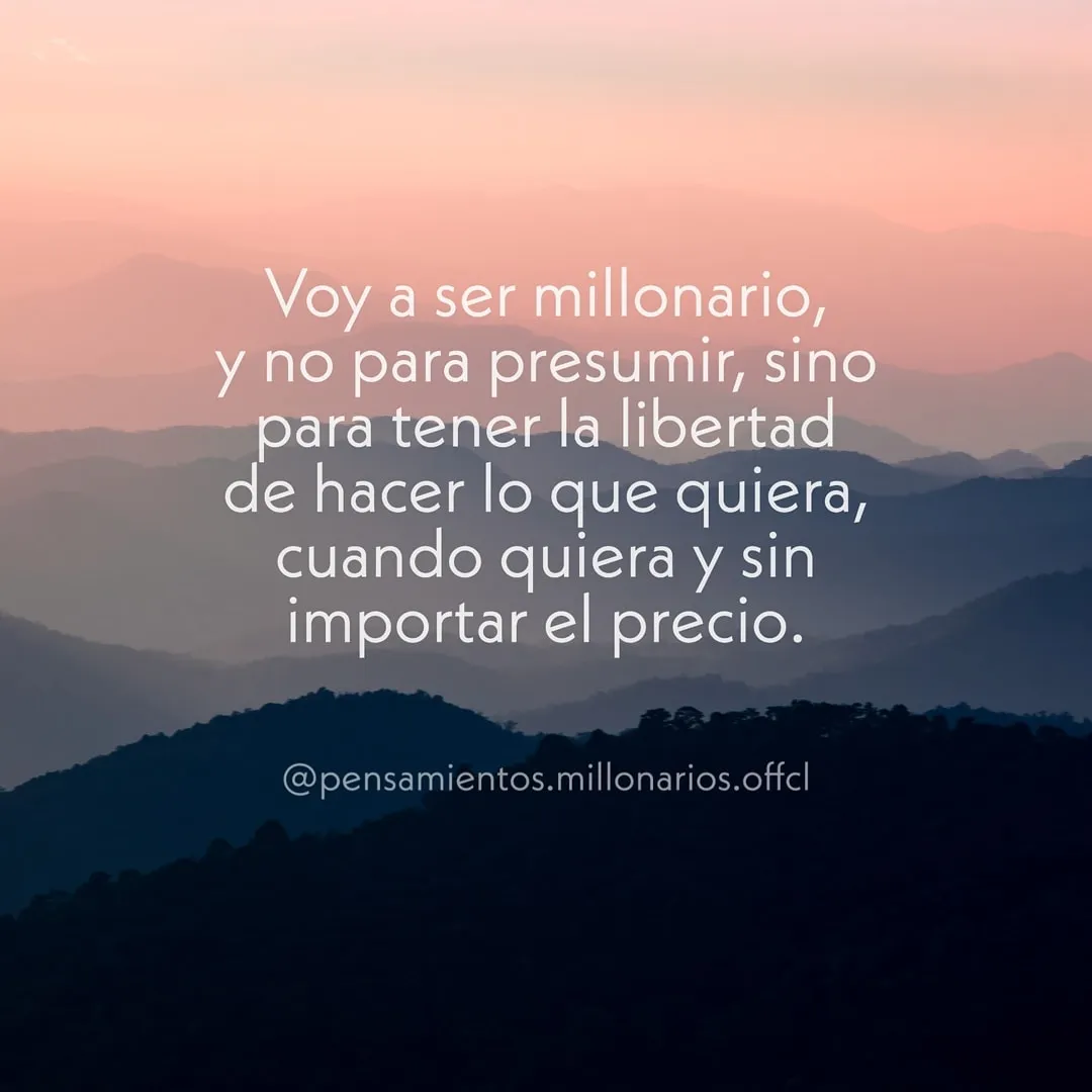 Voy a ser millonario,