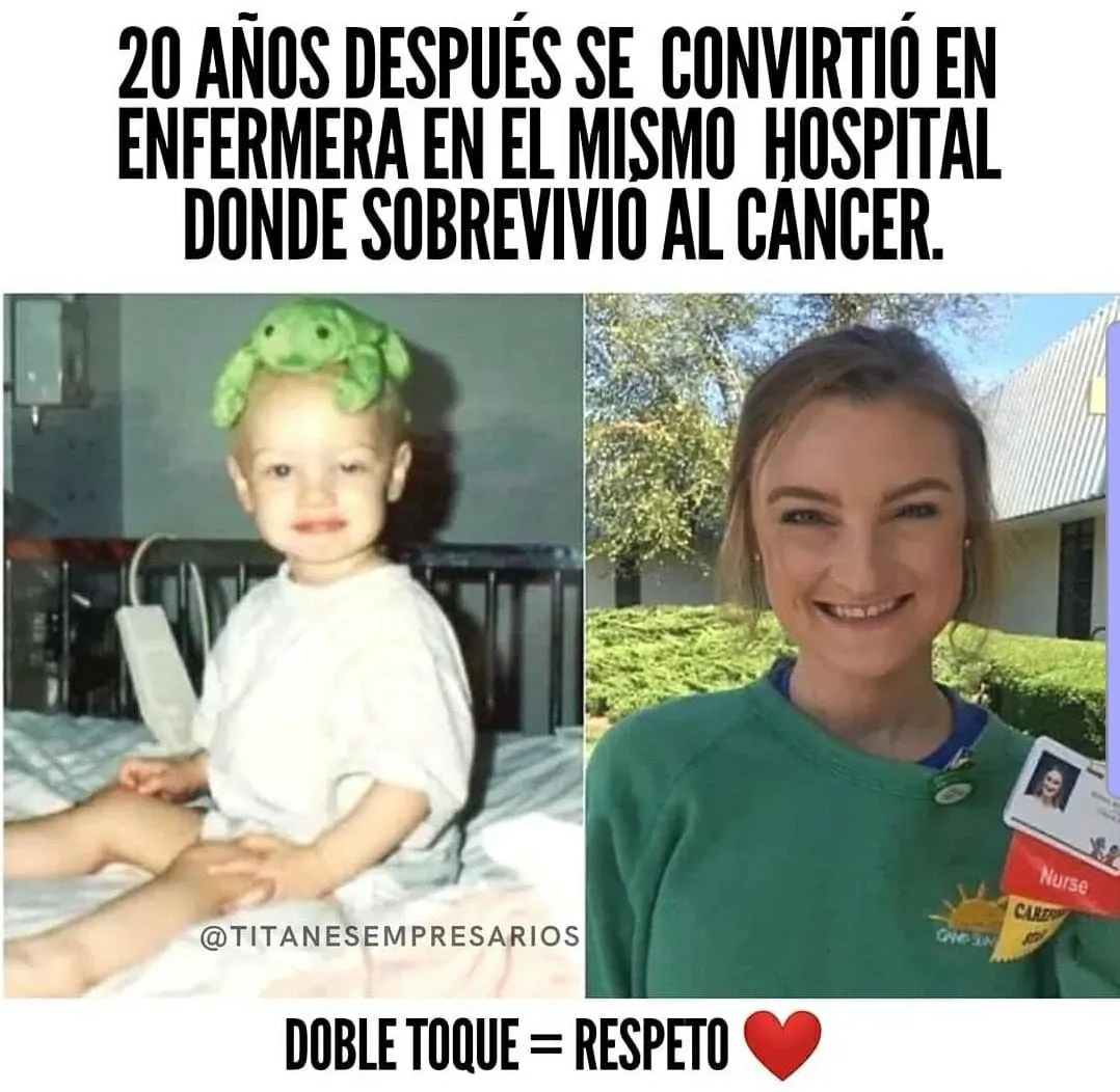 Años después se convirtió en enfermera en el mismo hospital.