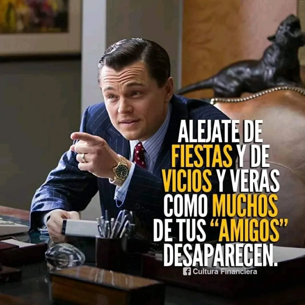 Aléjate de fiestas y de vicios. . .