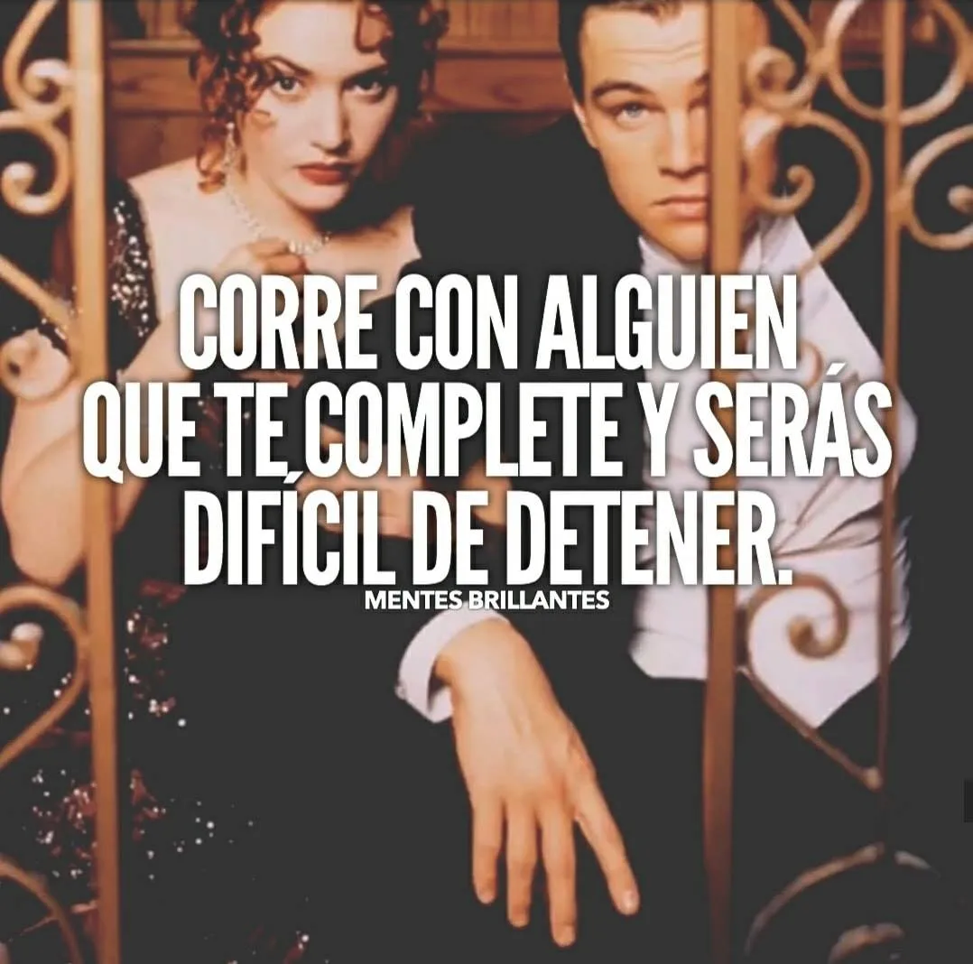 Corre con alguien que te complete y serás difícil de detener.