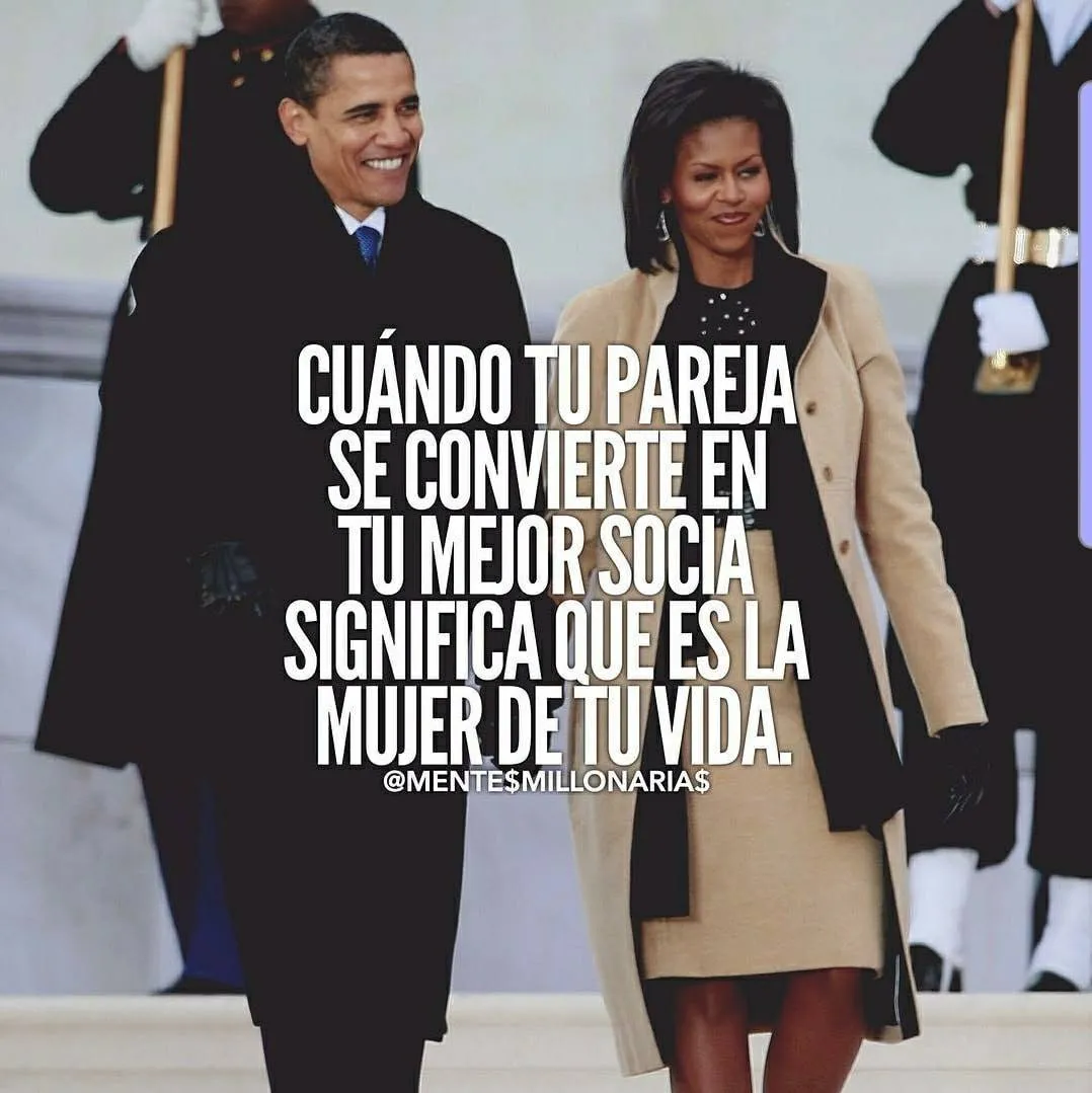 Cuando tu pareja se convierte en tu mejor socia. . .