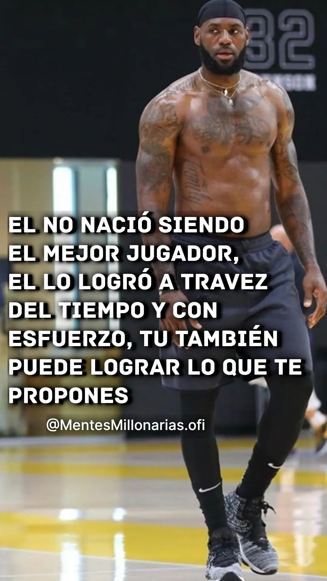 El no nació siendo el mejor jugador.