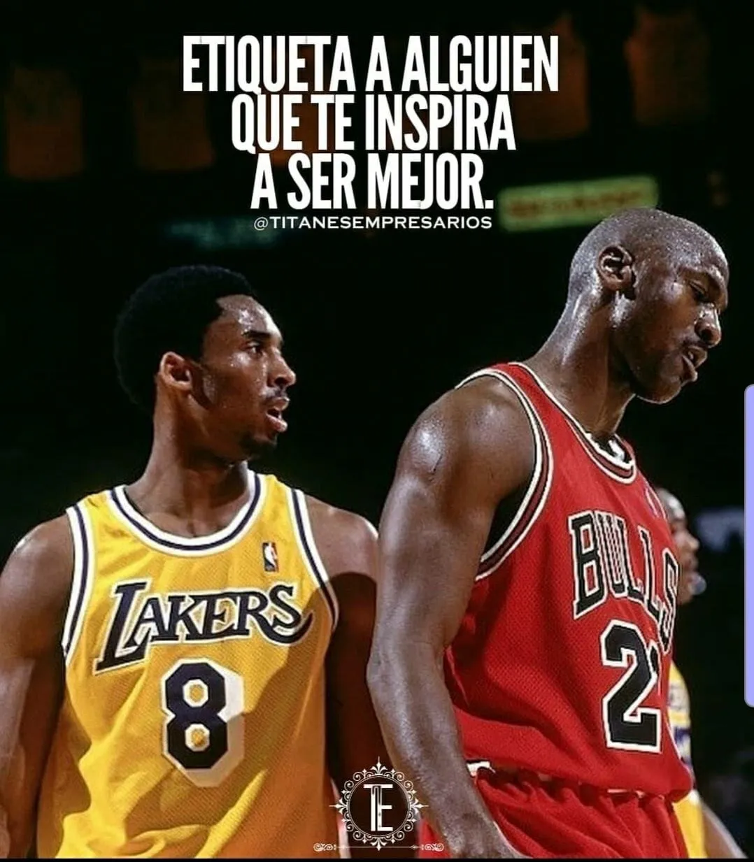 Etiqueta a alguien que te inspire a ser mejor.