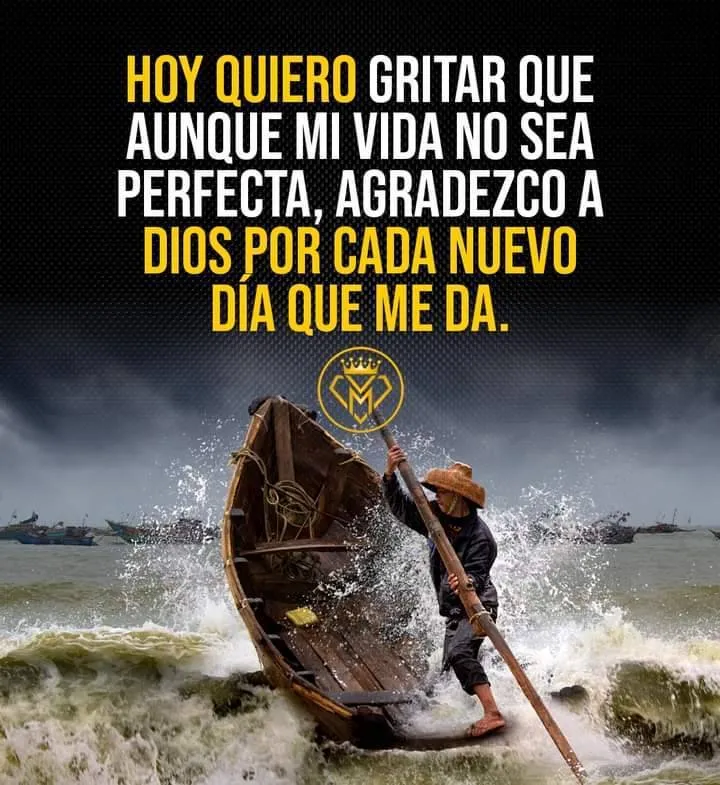 Hoy quiero gritar que aunque mi vida no sea perfecta. . .