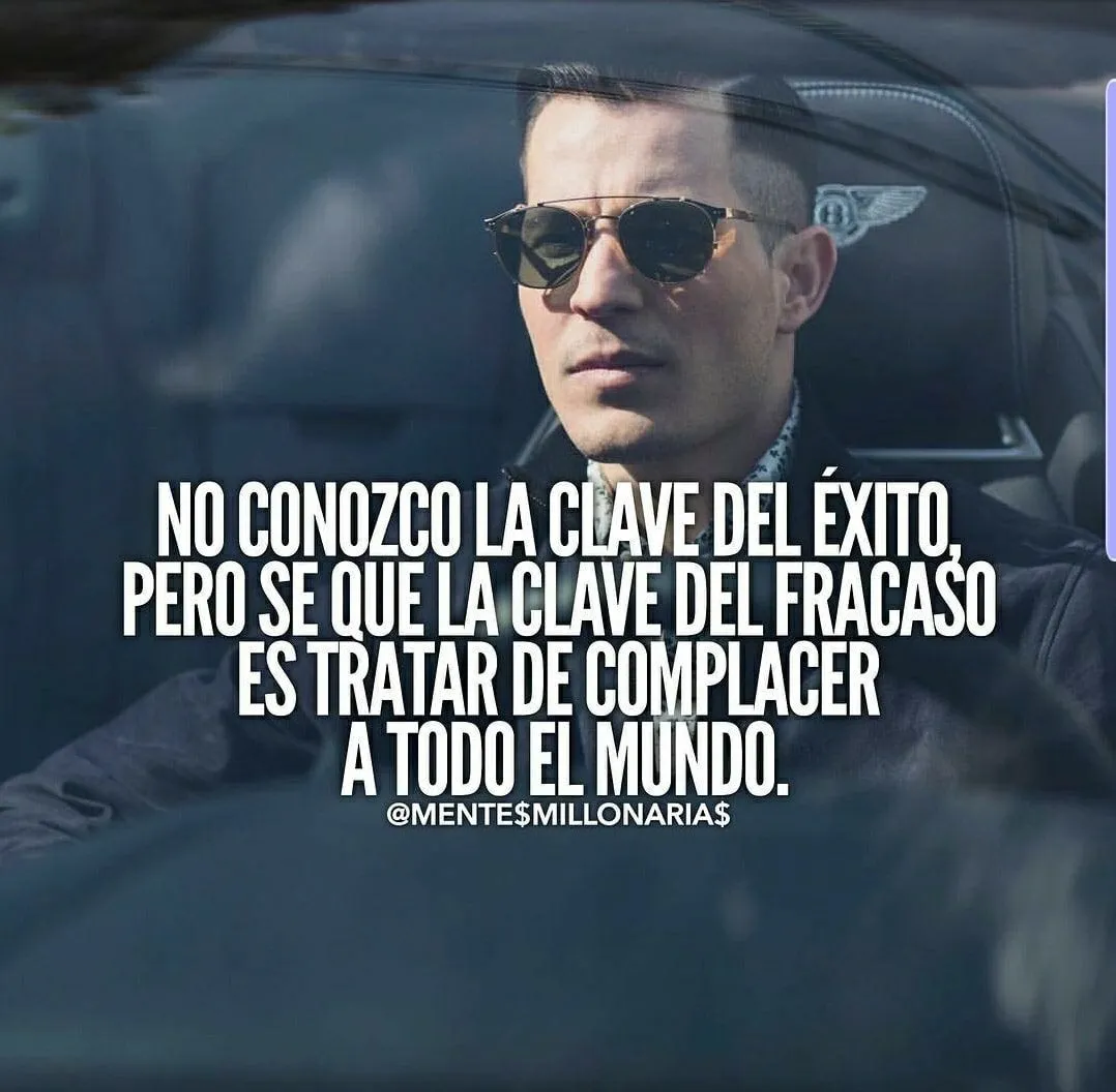 No conozco la clave del éxito.