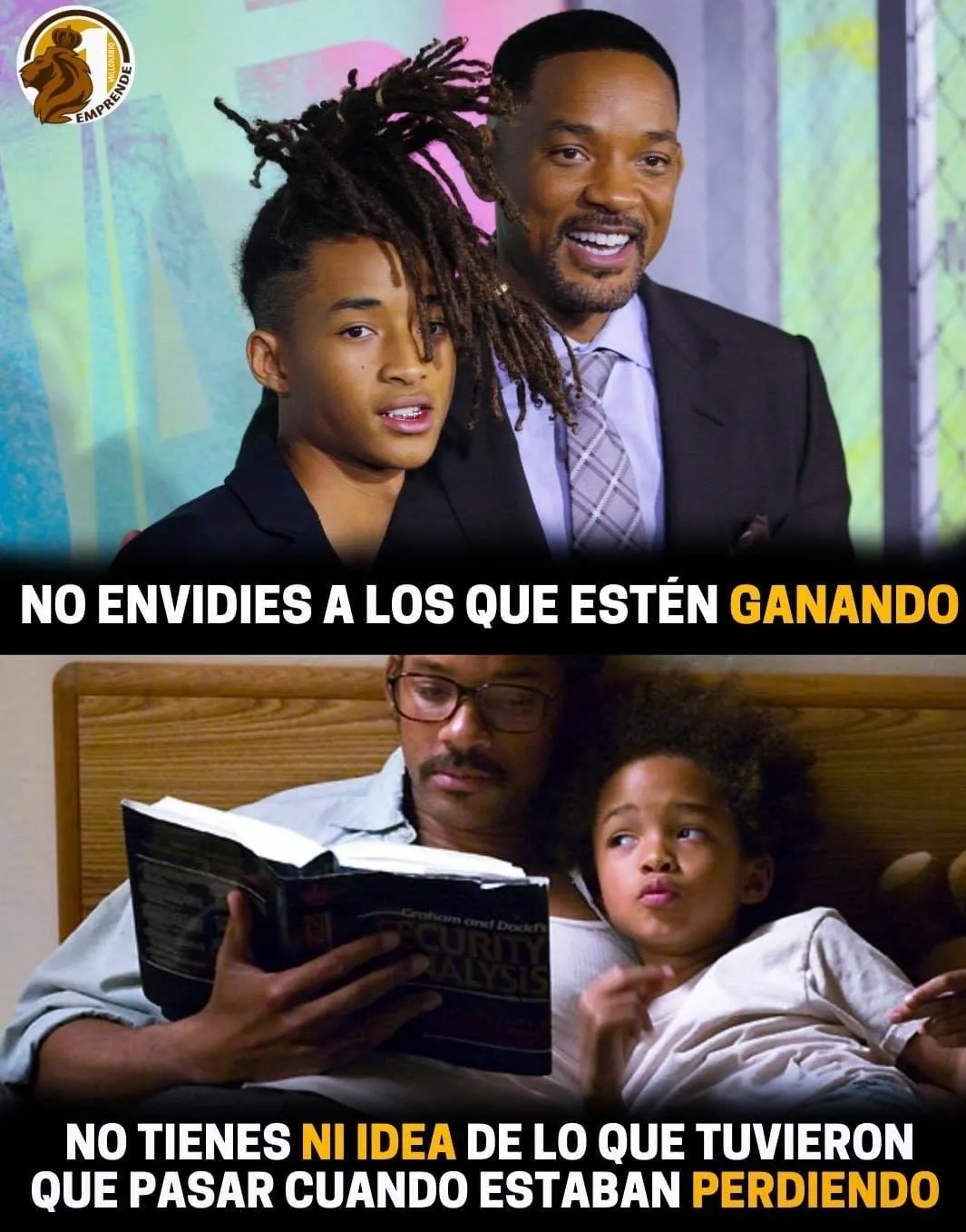 No envidies a los que estén ganando.