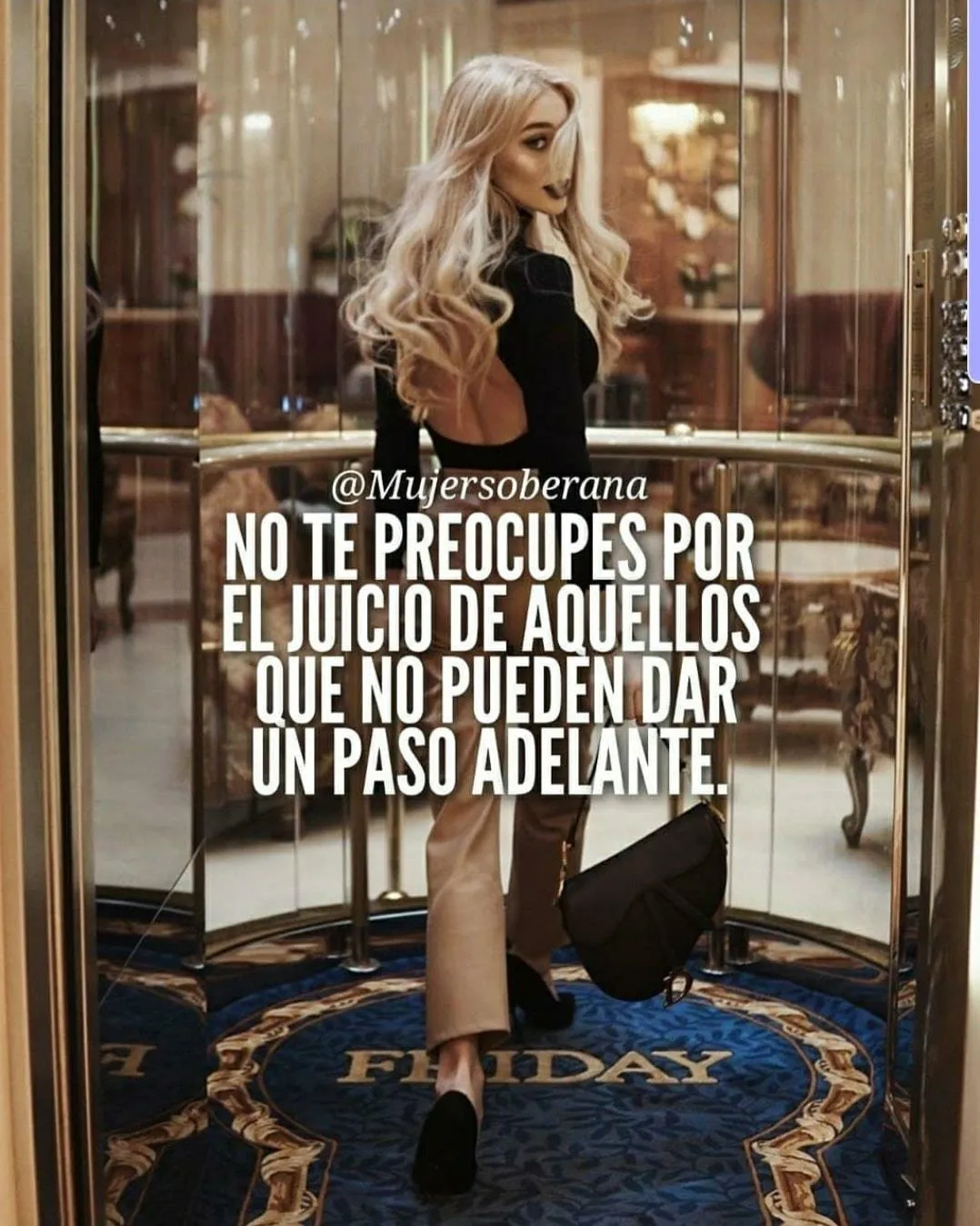 No te preocupes por el juicio de aquellos que no pueden dar un paso adelante.