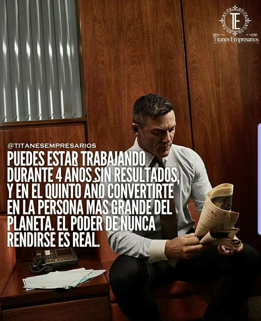 Puedes estar trabajando durante años sin resultados.