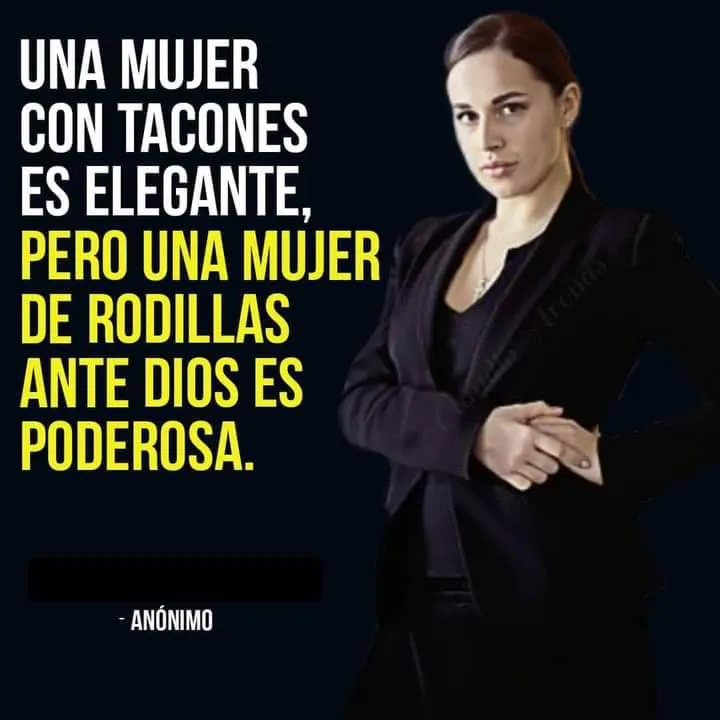 Una mujer con tacones es elegante.