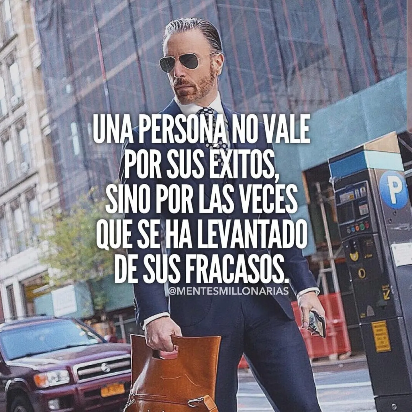 Una persona no vale por sus éxitos.